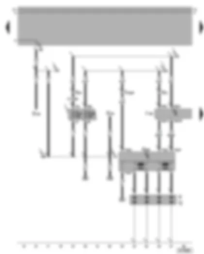 Wiring Diagram  VW GOLF 2008 - Simos control unit - ignition system