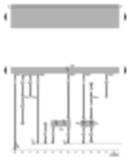 Wiring Diagram  VW GOLF 2004 - Simos control unit - coolant temperature sender - hall sender