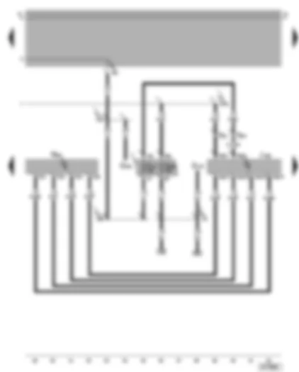 Wiring Diagram  VW GOLF 2014 - Motronic control unit - ignition system