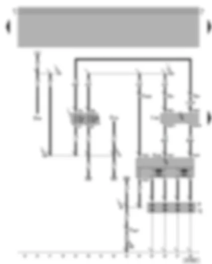 Wiring Diagram  VW GOLF 2007 - Motronic control unit - ignition system