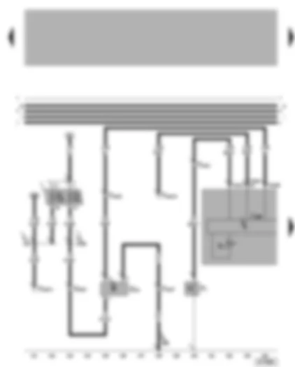 Wiring Diagram  VW GOLF 2003 - Dash panel insert - oil pressure warning lamp - oil level/oil temperature sender - speedometer sender