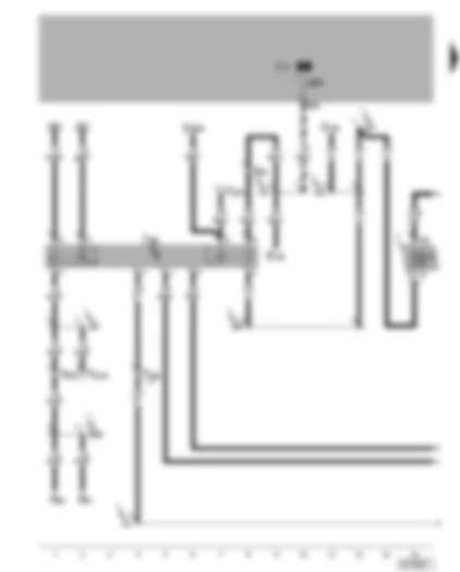 Wiring Diagram  VW GOLF 2006 - Starter inhibitor and reversing light relay