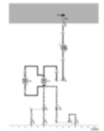 Wiring Diagram  VW GOLF 2009 - Heated washer jets