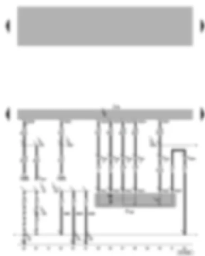 Wiring Diagram  VW GOLF 2014 - Central locking control unit and anti-theft alarm - central locking lock unit (rear left)