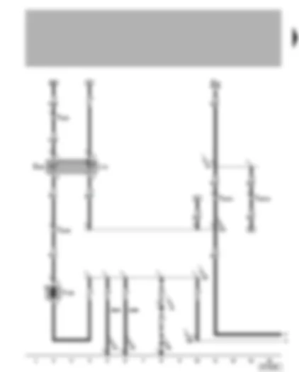 Wiring Diagram  VW GOLF 2009 - Tank filler flap remote release switch - tank filler flap release motor