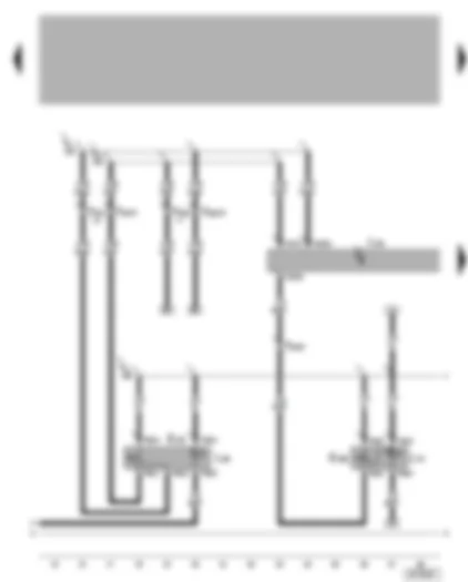 Wiring Diagram  VW GOLF 2005 - Central locking and anti-theft alarm system control unit - interior locking switch driver
