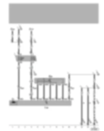 Wiring Diagram  VW GOLF 2012 - Sliding sunroof adjustment control unit - sliding sunroof adjustment regulator