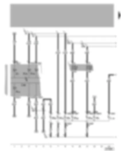Wiring Diagram  VW GOLF 2006 - Fog light left - headlight left - side light left - turn signal front left - side marker bulb front left