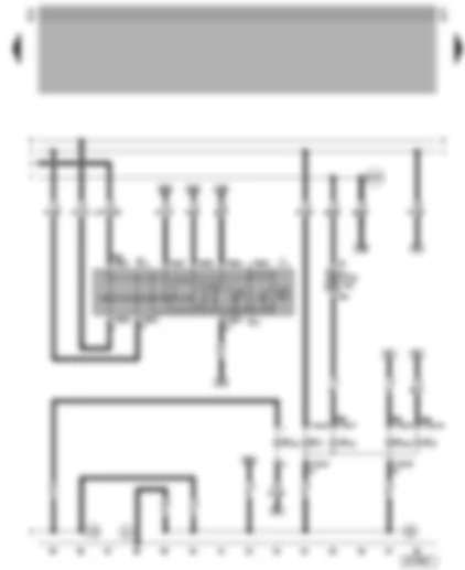 Wiring Diagram  VW GOLF 2006 - Hazard warning light switch - turn signal relay - headlight front right - turn signal front right