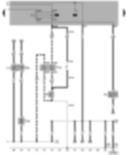 Wiring Diagram  VW GOLF 2001 - Horn plate - hornplate - tank filler flap remote release