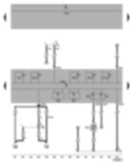 Wiring Diagram  VW GOLF 2004 - Dash panel insert - fuel gauge - speedometer - coolant temperature gauge - alternator warning lamp - exhaust emissions warning lamp