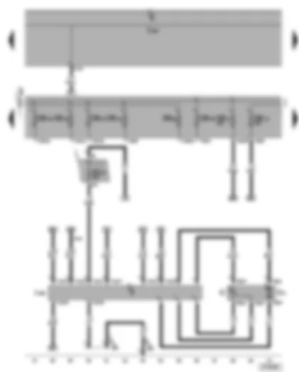 Wiring Diagram  VW GOLF 2005 - Fuel pump control unit - fuel gauge sender - fuel pump