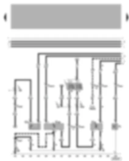 Wiring Diagram  VW GOLF 2000 - Oil level and oil temperature sender - oil pressure switch - speedometer sender - coolant shortage indicator sender