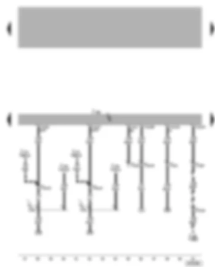 Wiring Diagram  VW GOLF 2006 - Diesel direct injection system control unit