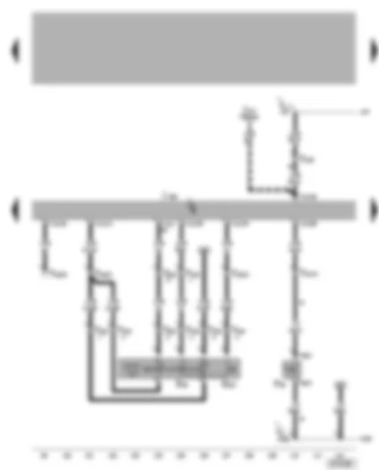 Wiring Diagram  VW GOLF 2006 - Diesel direct injection system control unit - cruise control system switch - clutch pedal switch