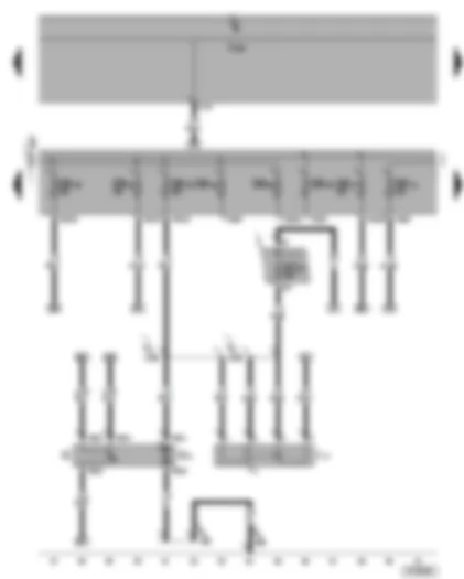Wiring Diagram  VW GOLF 2005 - Fuel pump relay - fuel gauge sender - fuel pump