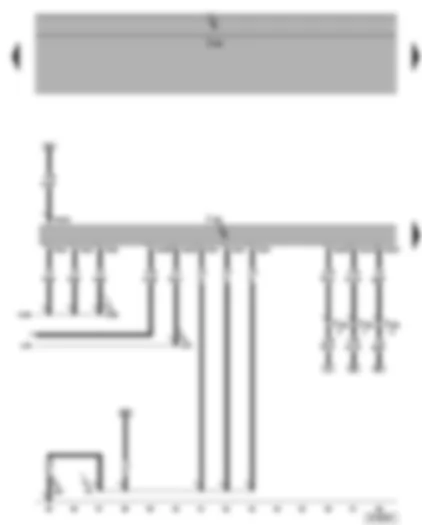 Wiring Diagram  VW GOLF 2005 - Motronic control unit