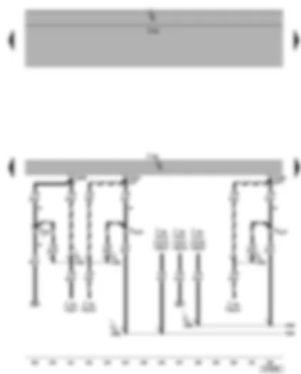 Wiring Diagram  VW GOLF 2005 - Motronic control unit