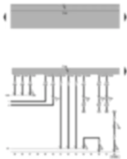 Wiring Diagram  VW GOLF 2005 - Diesel direct injection system control unit