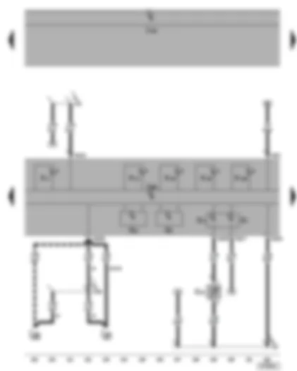 Wiring Diagram  VW GOLF 2006 - Dash panel insert - Fuel gauge - speedometer - coolant temperature gauge - alternator warning lamp - CCS warning lamp - glow period warning lamp