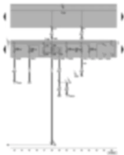 Wiring Diagram  VW GOLF 2004 - Terminal 50 voltage supply relay