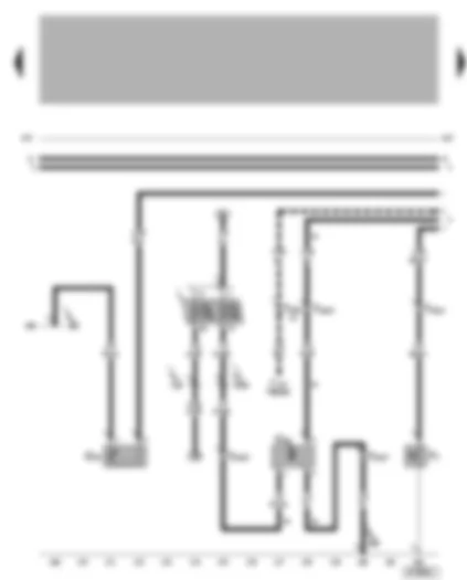 Wiring Diagram  VW GOLF 2005 - Oil level and oil temperature sender - oil pressure switch - speedometer sender - coolant shortage indicator sender