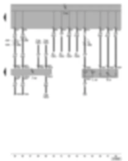 Wiring Diagram  VW GOLF 2005 - Data bus diagnostic interface - illumination regulators