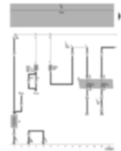 Wiring Diagram  VW GOLF 2006 - Battery - fuses