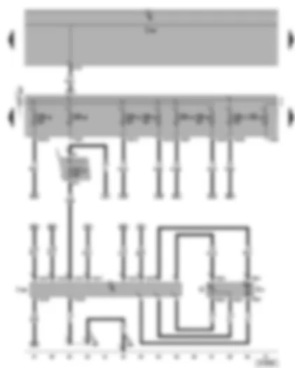 Wiring Diagram  VW GOLF 2005 - Fuel pump control unit - fuel gauge sender - fuel pump