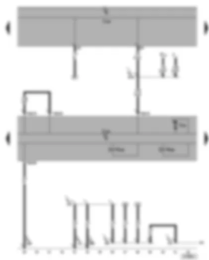 Wiring Diagram  VW GOLF 2006 - ABS control unit - ABS hydraulic pump