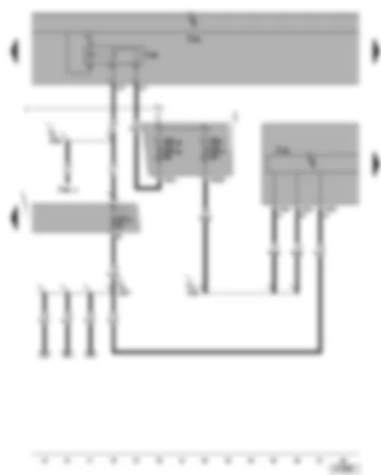 Wiring Diagram  VW GOLF 2006 - Mechatronic unit for double clutch gearbox - terminal 15 voltage supply relay