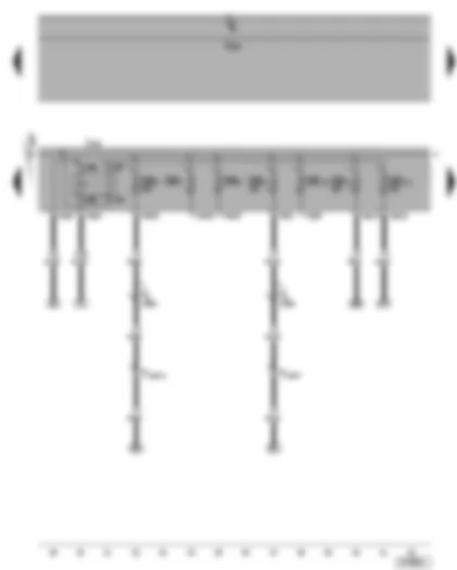Wiring Diagram  VW GOLF 2006 - Engine component current supply relay