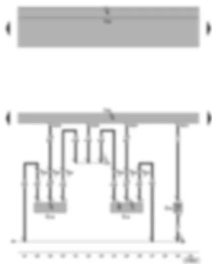 Wiring Diagram  VW GOLF 2006 - Engine control unit - fuel pressure sender - Hall sender - intake air temperature sender