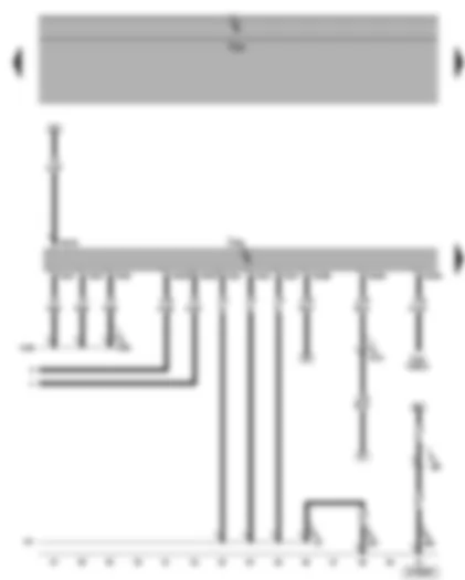 Wiring Diagram  VW GOLF 2006 - Engine control unit