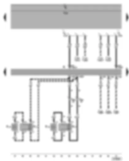 Wiring Diagram  VW GOLF 2006 - Radio - rear right loudspeaker