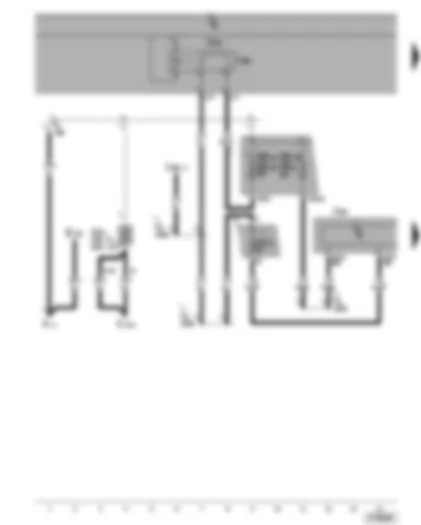Wiring Diagram  VW GOLF 2006 - Control unit with display for radio and navigation system - fuses