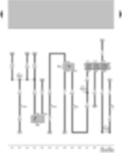 Wiring Diagram  VW GOLF 2001 - Speedometer sender - coolant shortage indicator sender