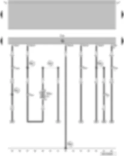 Wiring Diagram  VW GOLF 2008 - Engine control unit