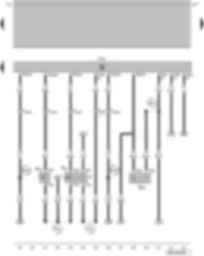 Wiring Diagram  VW GOLF 2008 - Brake light switch - clutch pedal switch - brake pedal switch - knock sensor 2 - engine control unit