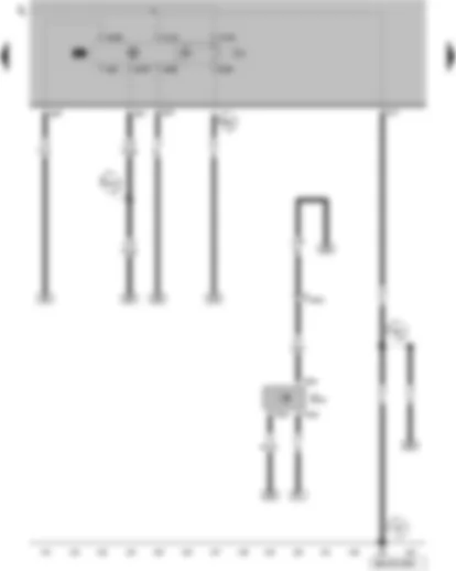 Wiring Diagram  VW GOLF 2008 - Speedometer sender - fuel pump relay