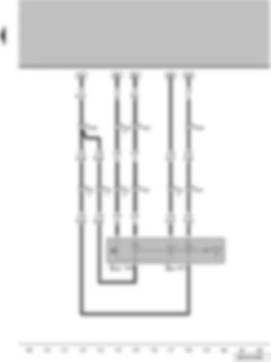 Wiring Diagram  VW GOLF 2008 - Cruise control system switch - cruise control system (CCS) SET button