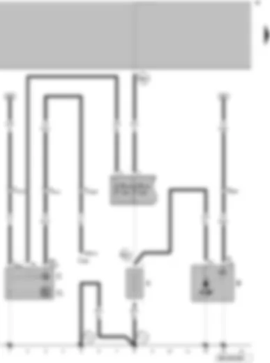 Wiring Diagram  VW GOLF 2008 - Battery - starter - alternator - voltage regulator