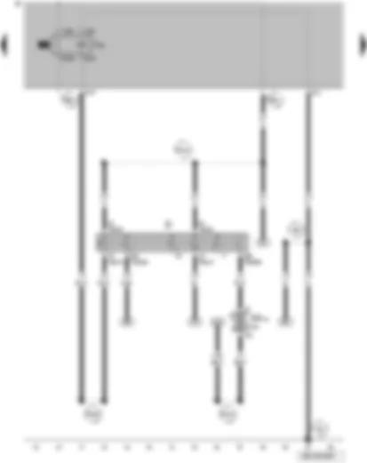 Wiring Diagram  VW GOLF 2008 - Ignition/starter switch - X-contact relief relay