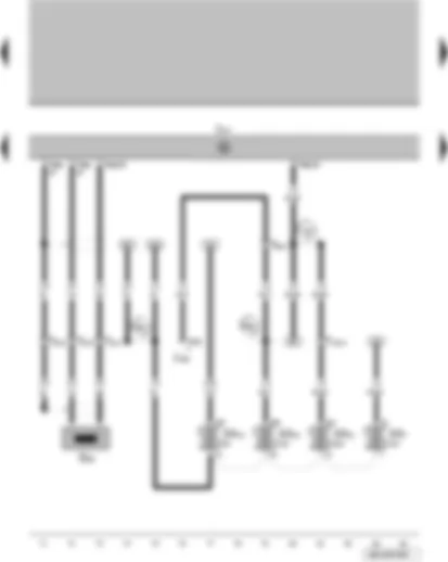 Wiring Diagram  VW GOLF 2008 - Speedometer sender - automatic gearbox control unit