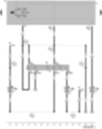 Wiring Diagram  VW GOLF 2014 - Ignition/starter switch - X-contact relief relay