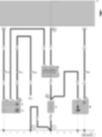 Wiring Diagram  VW GOLF 2009 - Battery - starter - alternator - voltage regulator
