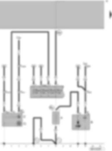 Wiring Diagram  VW GOLF 2008 - Battery - starter - alternator - voltage regulator