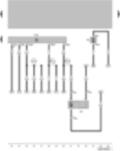 Wiring Diagram  VW GOLF 2008 - Radiator fan control unit - fresh air blower - radiator fan