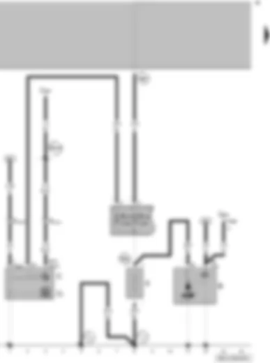 Wiring Diagram  VW GOLF 2012 - Battery - starter - alternator - voltage regulator