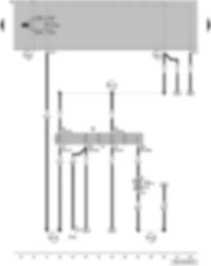 Wiring Diagram  VW GOLF 2012 - Ignition/starter switch - X-contact relief relay